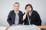 Ekspertki Izby Administracji Skarbowej w Bydgoszczy podczas dyżuru telefonicznego