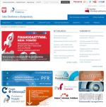 widok strony internetowej Izby Skarbowej w Bydgoszczy