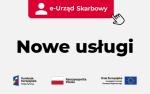 Grafika z napisem Nowe usługi e-US.