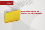 zdjęcie przedstawia ikonę folderu i napis od 1 stycznia 2018 r. JPK_VAT prostszy dla przedsiębiorców