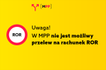 Złoty baner z napisem 