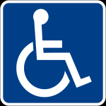 logo osoba na wózku inwalidzkim